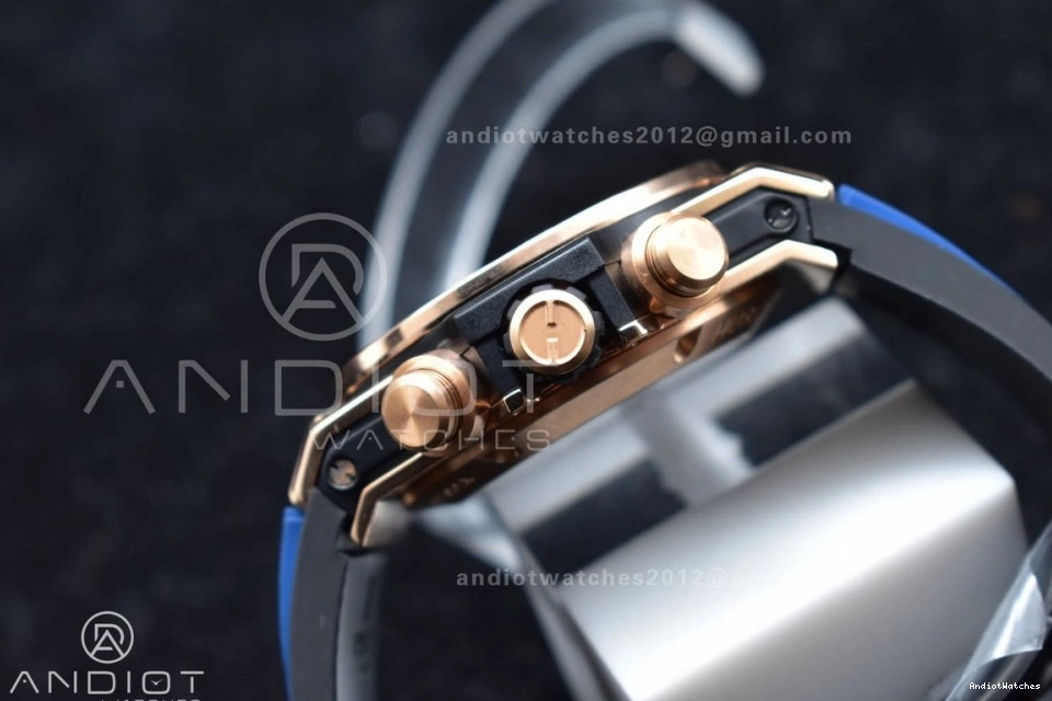 Edition Rubber RG 894 Bang Big 1:1 NewStyle A Hublot ZF Skeleton on Unico Blue Best Blue Strap Dial 1025